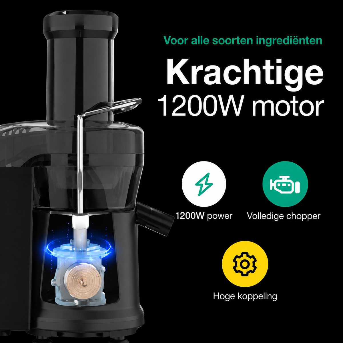 Sapcentrifuge - Juicer - 1200W - 1.25 L