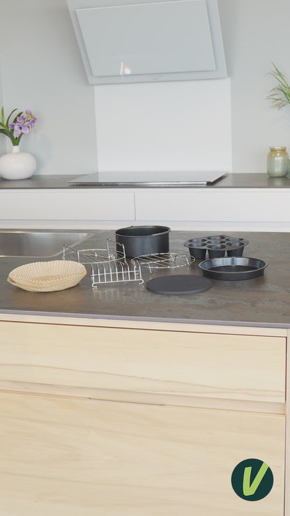 Airfryer Accessoires Complete Set - Ø 20 CM - 8 delig